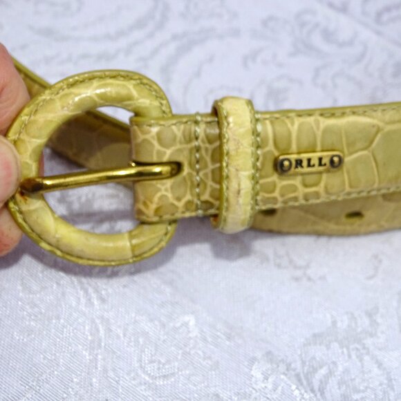 Lauren Ralph Lauren Italian Leather Belt Size Medium New main image 5